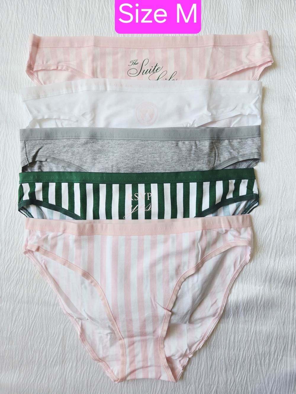 Victoria Secret 5 panties Size M New